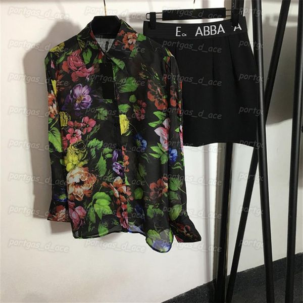 floral women t shirt skirt set trendy long sleeve lapel blouse black mini skirts2762
floral women t shirt skirt set trendy long sleeve lapel blouse black mini skirts2762