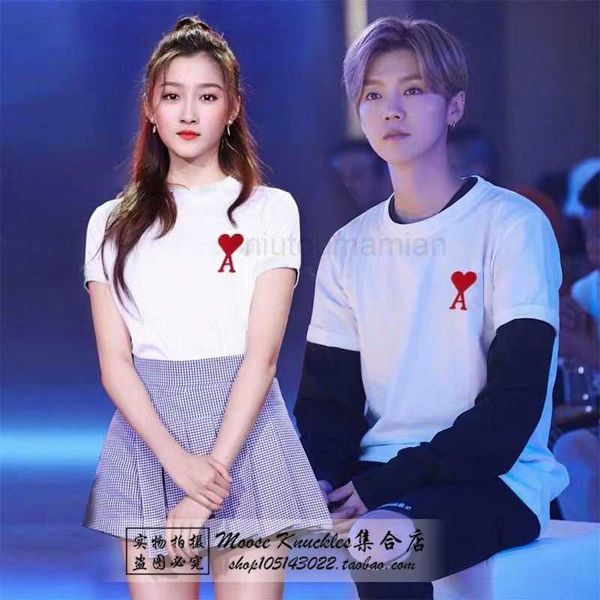 t shirts for men women women's amis paris t-shirt short sleeve casual love embroidery and pullover round neck versatile olr0, White;black
t shirts for men women women's amis paris t-shirt short sleeve casual love embroidery and pullover round neck versatile olr0, White;black