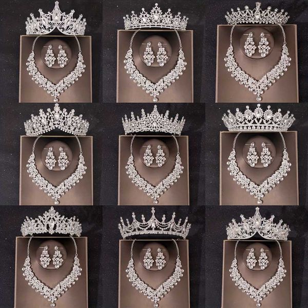 wedding hair jewelry 3pcs crystal crown necklace earring set rhinestone bridal jewelry set wedding bridal hair accessories jewelry set crown, Slivery;golden
wedding hair jewelry 3pcs crystal crown necklace earring set rhinestone bridal jewelry set wedding bridal hair accessories jewelry set crown, Slivery;golden