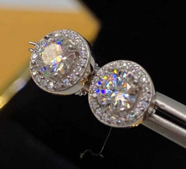 stud vinregem hip hop rock 925 sterling silver vvs round cut d color real moissanite diamonds s earrings fine jewelry with box 23ess, Golden;silver
stud vinregem hip hop rock 925 sterling silver vvs round cut d color real moissanite diamonds s earrings fine jewelry with box 23ess, Golden;silver