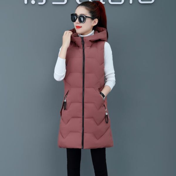 vests women's warm vest 2022 new waistcoat women sleeveless jacket long slim spring and autumn thick vests female coat black, Black;white
vests women's warm vest 2022 new waistcoat women sleeveless jacket long slim spring and autumn thick vests female coat black, Black;white
