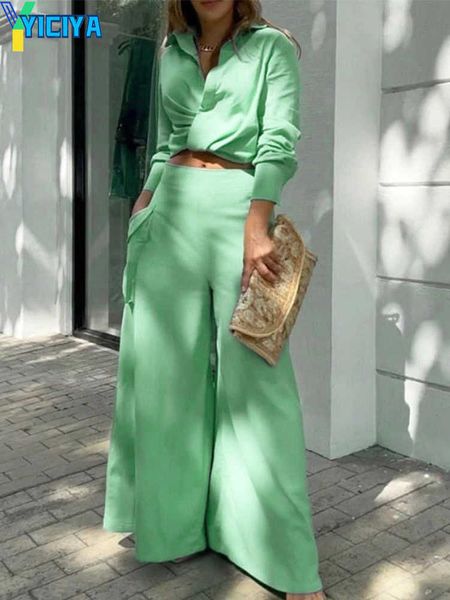 yiciya shirt long pants suits 2 piece set women long sleeve shirt wide leg pants casual white spring summer outfits 2023 new
yiciya shirt long pants suits 2 piece set women long sleeve shirt wide leg pants casual white spring summer outfits 2023 new