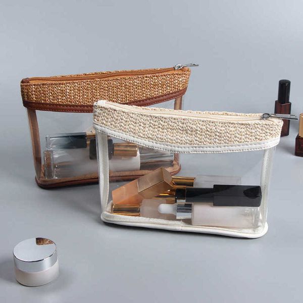 2022 new cosmetic bag straw pvc transparent wash portable large capacity hand knitting 230420
2022 new cosmetic bag straw pvc transparent wash portable large capacity hand knitting 230420