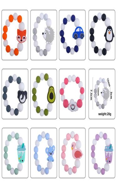 bracelet teether baby infant kids teething ring diy cartoon animal elephant fox unicorn pacifier silicone teethe bead toy8009056
bracelet teether baby infant kids teething ring diy cartoon animal elephant fox unicorn pacifier silicone teethe bead toy8009056