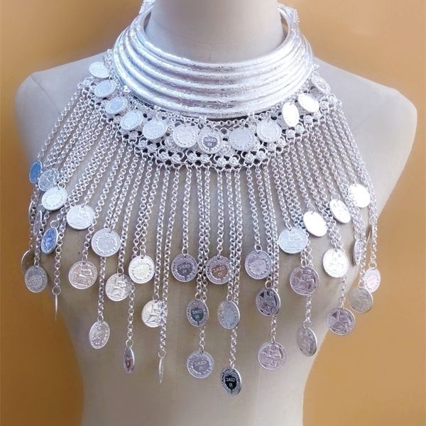chokers hmong collar women necklace 230419, Golden;silver
chokers hmong collar women necklace 230419, Golden;silver