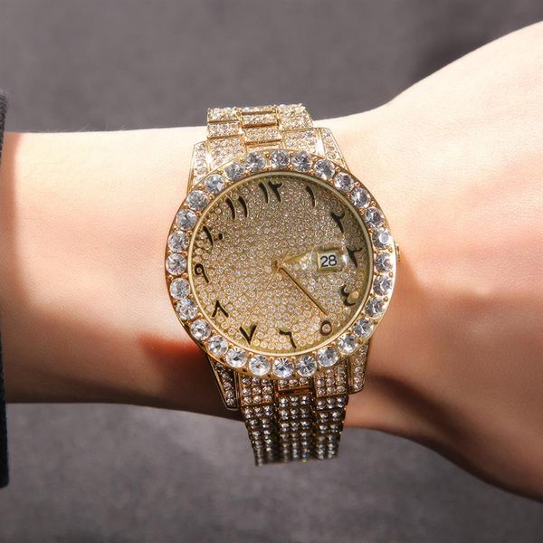 arabic numerals mens full diamond watches hip hop fashion women iced out watch 18k gold classic watch gift2188, Slivery;brown
arabic numerals mens full diamond watches hip hop fashion women iced out watch 18k gold classic watch gift2188, Slivery;brown