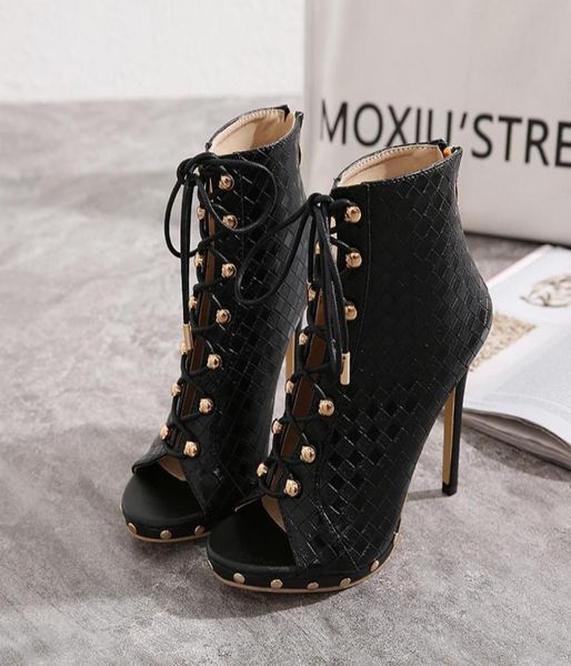 black woven knitted lace up peep toe pumps designer pumps fashion luxury designer women shoes cs078558057
black woven knitted lace up peep toe pumps designer pumps fashion luxury designer women shoes cs078558057
