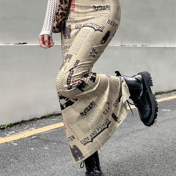 skirts darlingaga vintage spaper letter print high waist long skirt women distressed harajuku slim pencil aesthetic y2k chic 230420, Black
skirts darlingaga vintage spaper letter print high waist long skirt women distressed harajuku slim pencil aesthetic y2k chic 230420, Black