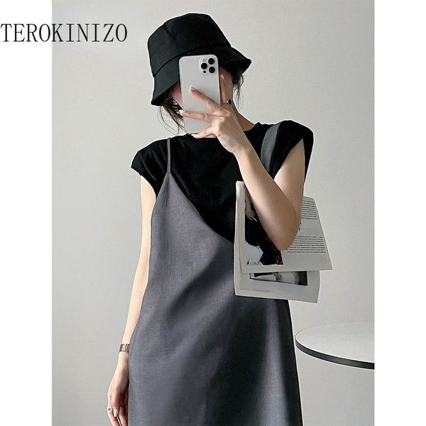 dress terokinizo temperament simple ensemble femme 2 pieces oneck short sleeve tshirts asymmetrical loose high street fashion dress, White
dress terokinizo temperament simple ensemble femme 2 pieces oneck short sleeve tshirts asymmetrical loose high street fashion dress, White
