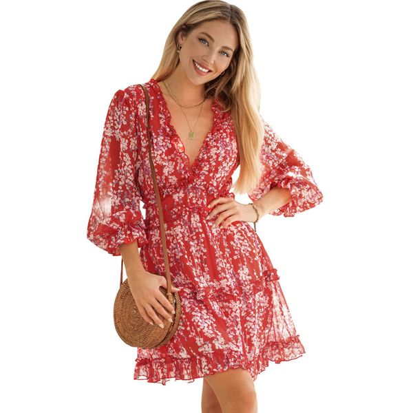 fashion casual dresses backless open back chiffon designer high waisted long sleeved floral dress for women, Black;gray
fashion casual dresses backless open back chiffon designer high waisted long sleeved floral dress for women, Black;gray
