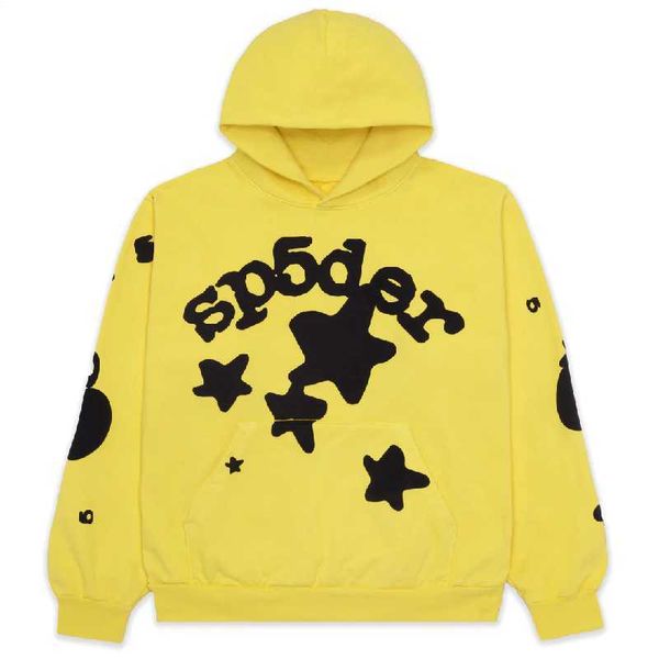 yellow puff print sp5der star pullover men women young thug spiderweb hoodies gym, Black
yellow puff print sp5der star pullover men women young thug spiderweb hoodies gym, Black