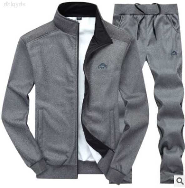 sporting men fleece polyester tracksuits sweatshirt gyms spring jacket + pants casual men's track suit sportswear fitness 1mtgk, Gray
sporting men fleece polyester tracksuits sweatshirt gyms spring jacket + pants casual men's track suit sportswear fitness 1mtgk, Gray