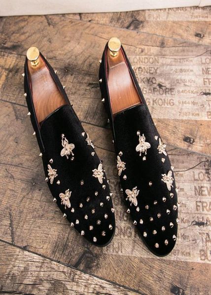 new fashion gold and metal toe men velvet dress shoes italian mens dress shoes handmade loafers6990197, Black
new fashion gold and metal toe men velvet dress shoes italian mens dress shoes handmade loafers6990197, Black