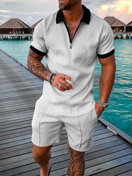 tracksuits summer tracksuit men polo men's shirt set short sleeve zipper oversized casual shorts streetwear fashion breathable business, Gray
tracksuits summer tracksuit men polo men's shirt set short sleeve zipper oversized casual shorts streetwear fashion breathable business, Gray