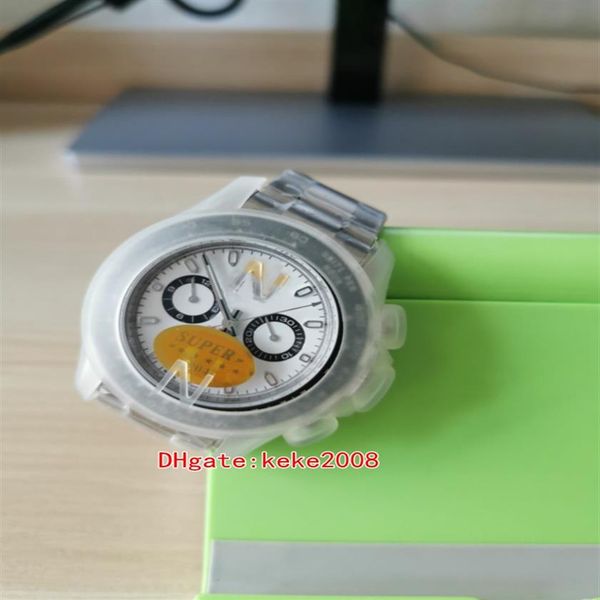 perfect quality waterproof men watch cal 4130 chronograph satch 40mm 116500 116500ln ceramic bezel 904l mechanical automatic m271a, Slivery;brown
perfect quality waterproof men watch cal 4130 chronograph satch 40mm 116500 116500ln ceramic bezel 904l mechanical automatic m271a, Slivery;brown