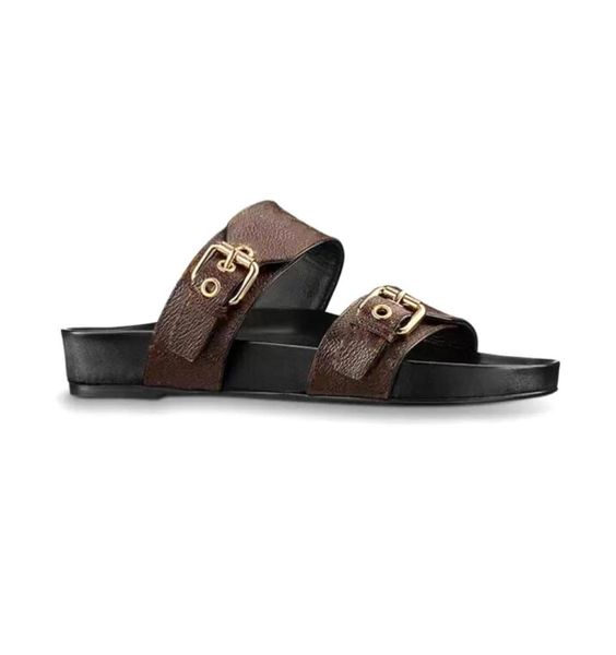 women sandals bom dia slipper designer slides double buckle genuine leather beach slides rubber soles summer flip flops shoes with4627474, Black
women sandals bom dia slipper designer slides double buckle genuine leather beach slides rubber soles summer flip flops shoes with4627474, Black
