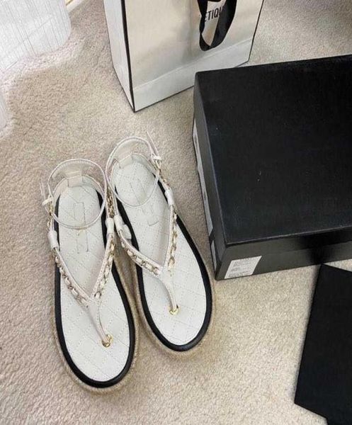 designer platform casual sandals summer fashion alphabet fisherman shoes luxury woman shoe hemp rope grass woven baotou sandals si5749417, Black