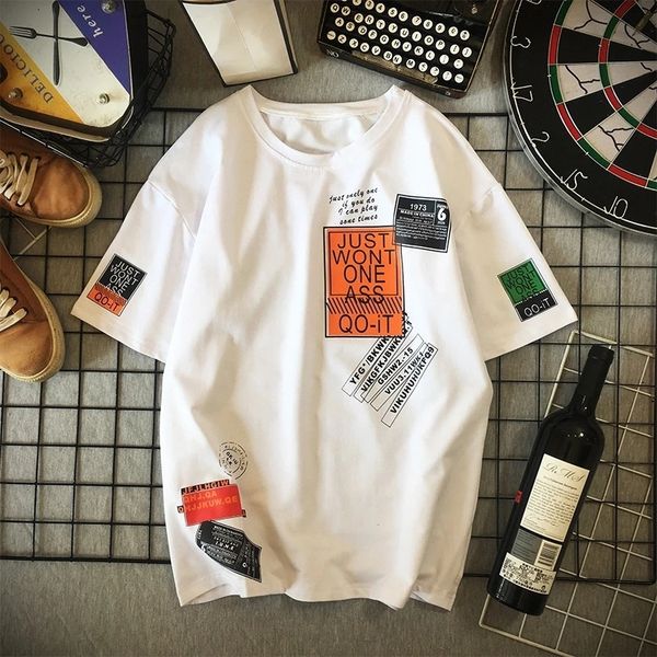men's t-shirts summer men casual t-shirts 2023 mens harajuku t shirt hip hop streetwear men loose short sleeve tees t-shirt printing, White;black
men's t-shirts summer men casual t-shirts 2023 mens harajuku t shirt hip hop streetwear men loose short sleeve tees t-shirt printing, White;black
