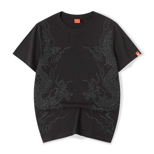 men's t-shirts dragon embroidery men cotton t-shirt oversized men's t-shirts short sleeve tee summer mens cloes 2023 y2k streetwe, White;black
men's t-shirts dragon embroidery men cotton t-shirt oversized men's t-shirts short sleeve tee summer mens cloes 2023 y2k streetwe, White;black