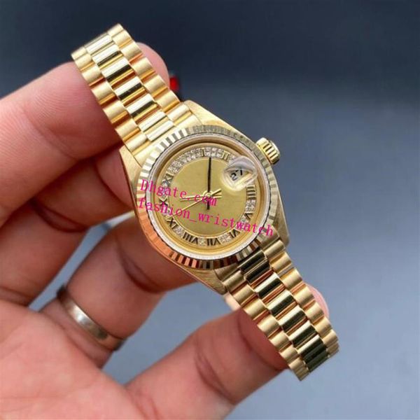 luxury womens watch romen diamond dial 69178 26mm big magnifier waterproof mechanical yellow gold steel bracelet classic sapphire 201e, Slivery;brown
luxury womens watch romen diamond dial 69178 26mm big magnifier waterproof mechanical yellow gold steel bracelet classic sapphire 201e, Slivery;brown