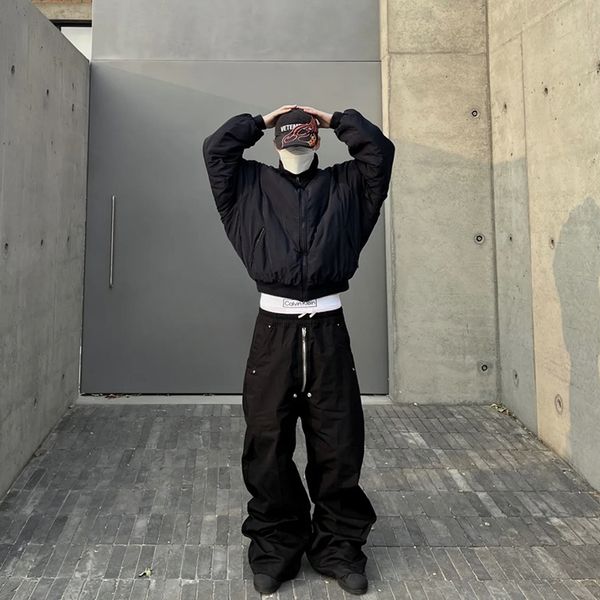 men pants flare jeans for men oversized pants fashion loose pants men hiphop streetwear loose causal pants, Black
men pants flare jeans for men oversized pants fashion loose pants men hiphop streetwear loose causal pants, Black