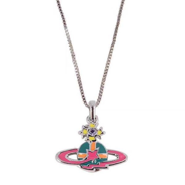 nanaspace - colored paint flat small meteor saturn necklace large diamond sweater chain exaggerate modern, Silver
nanaspace - colored paint flat small meteor saturn necklace large diamond sweater chain exaggerate modern, Silver