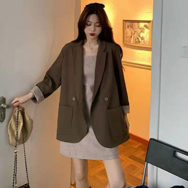 pants women jacket blazer 2022 retro double breasted korean fashion preppy blouse oversize woman blazer, White
pants women jacket blazer 2022 retro double breasted korean fashion preppy blouse oversize woman blazer, White