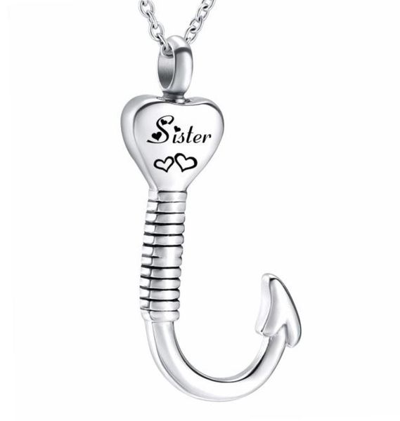 fashion custom name fish hook cremation urn ash holder pendant heart necklace for men women memorial keepsake jewelry9166768, Silver
fashion custom name fish hook cremation urn ash holder pendant heart necklace for men women memorial keepsake jewelry9166768, Silver