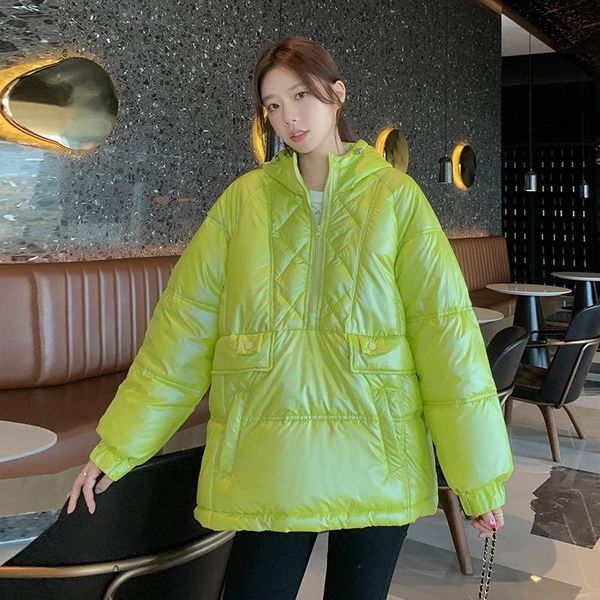 leather jacket women's winter 2022 new colorful shiny washpadded jacket korean version corset loose thick cotton coat, Black
leather jacket women's winter 2022 new colorful shiny washpadded jacket korean version corset loose thick cotton coat, Black