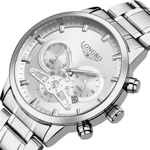 longbo brand luxury men watches full steel band waterproof date week quartz watch men casual wristwatch relogio masculino229t, Slivery;brown
longbo brand luxury men watches full steel band waterproof date week quartz watch men casual wristwatch relogio masculino229t, Slivery;brown