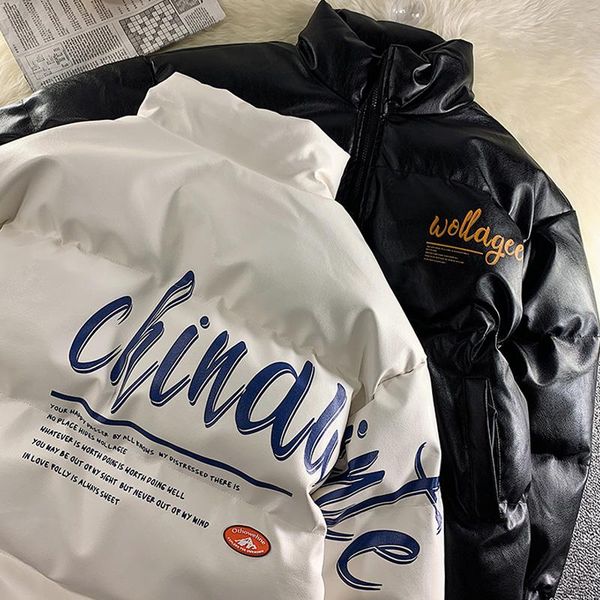 leather winter new cotton coat ladies coat trend coat high street fashion plus size jacket loose thick bread coat women order wholesale, Black
leather winter new cotton coat ladies coat trend coat high street fashion plus size jacket loose thick bread coat women order wholesale, Black