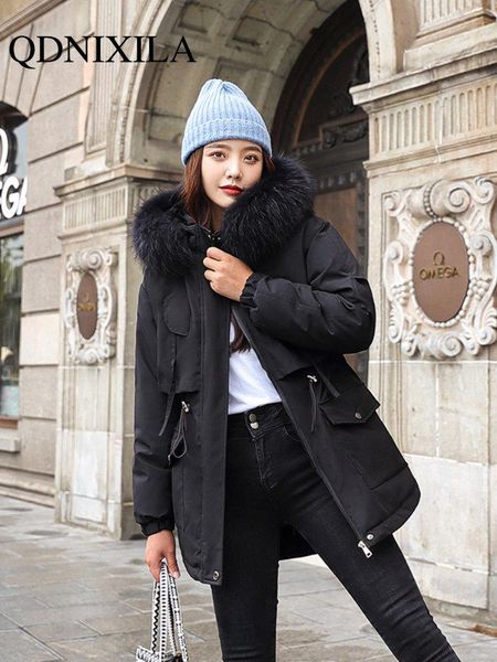 leather 2022 new in super winter women's long coat winter jacket women korean fashion oversize chic elegance parkas outerwear, Black
leather 2022 new in super winter women's long coat winter jacket women korean fashion oversize chic elegance parkas outerwear, Black