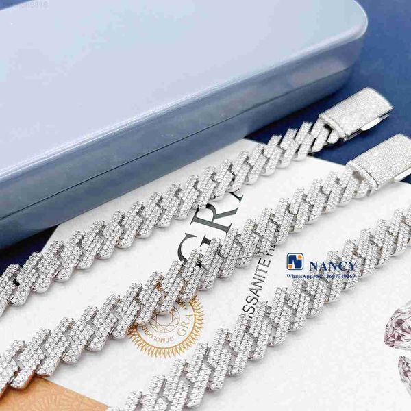 pass diamond test set s925 silver hiphop jewelry iced out blingbling moissanite diamond cuban link bracelet for women
pass diamond test set s925 silver hiphop jewelry iced out blingbling moissanite diamond cuban link bracelet for women