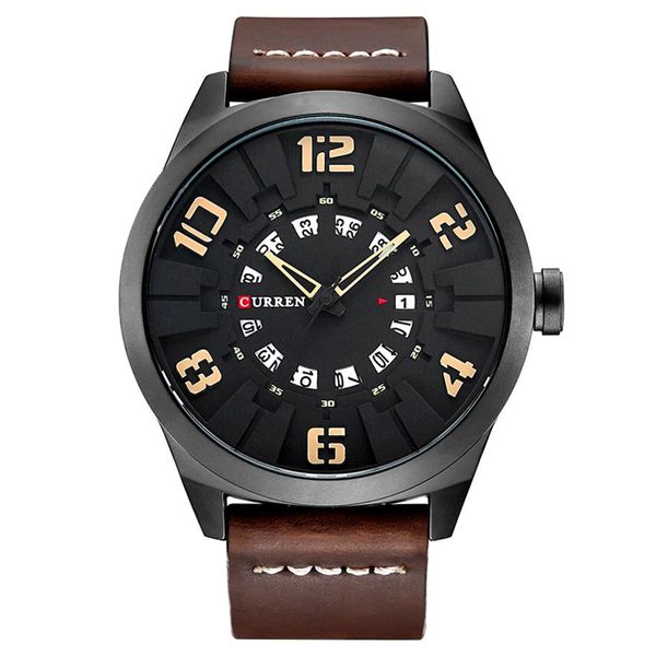 relogio masculino curren luxury brand sports wristwatch display date men's quartz watch leather strap waterproof male clock298b, Slivery;brown
relogio masculino curren luxury brand sports wristwatch display date men's quartz watch leather strap waterproof male clock298b, Slivery;brown