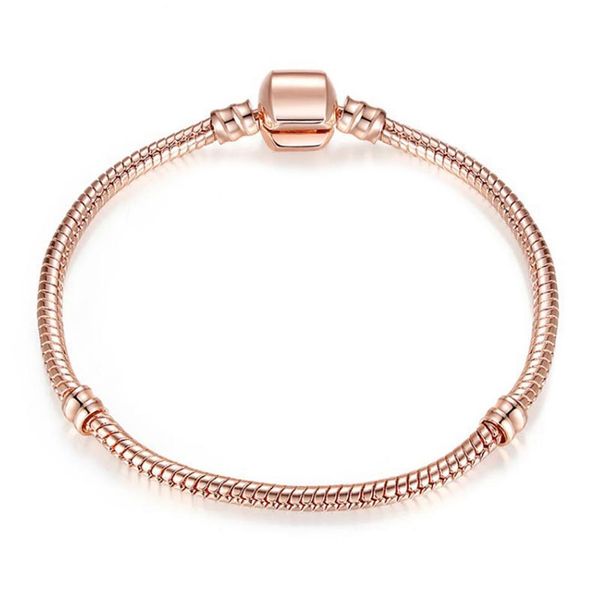 1pcs drop rose gold charm beads bracelets women snake chain for pandora bangle bracelet children gift b019251a, Golden;silver
1pcs drop rose gold charm beads bracelets women snake chain for pandora bangle bracelet children gift b019251a, Golden;silver
