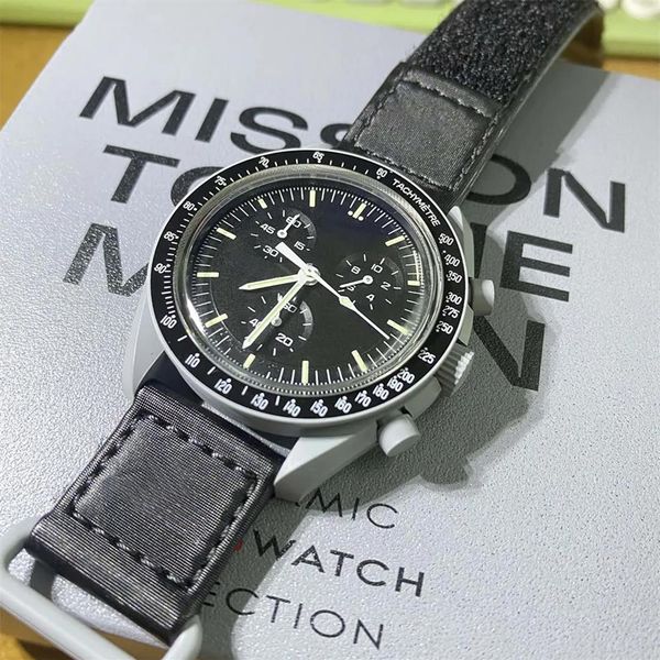 moon men watches full function quarz chronograph watch mission to mercury 42mm nylon luxury watch limited edition wristwatch 2022259o, Slivery;brown
moon men watches full function quarz chronograph watch mission to mercury 42mm nylon luxury watch limited edition wristwatch 2022259o, Slivery;brown