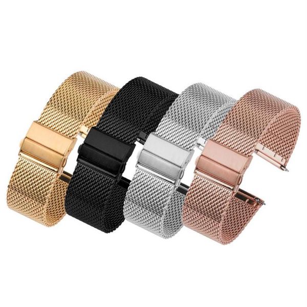 watch bands 22mm 18mm strap 20 mm stainless steel fast release band universal for milanese bracelet replacement2620, Black;brown
watch bands 22mm 18mm strap 20 mm stainless steel fast release band universal for milanese bracelet replacement2620, Black;brown