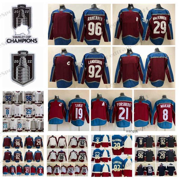 2022 stanley cup champions 29 nathan mackinnon hockey jerseys 92 gabriel landeskog 96 mikko rantanen 8 cale makar 19 joe sakic 21 peter, Black;red
2022 stanley cup champions 29 nathan mackinnon hockey jerseys 92 gabriel landeskog 96 mikko rantanen 8 cale makar 19 joe sakic 21 peter, Black;red