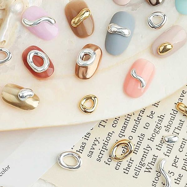 nail art decorations 20pcs irregular metal nail art charms jewelry alloy japanese new baroque flat bottom oval hollow shape twisted nail acc, Silver;gold
nail art decorations 20pcs irregular metal nail art charms jewelry alloy japanese new baroque flat bottom oval hollow shape twisted nail acc, Silver;gold