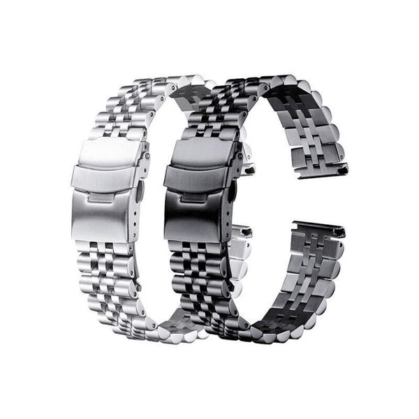 stainless steel bracelet 18mm 19mm 20mm 21mm 22mm 24mm 26mm women men silver solid metal watch band strap accessorie244k, Black;brown
stainless steel bracelet 18mm 19mm 20mm 21mm 22mm 24mm 26mm women men silver solid metal watch band strap accessorie244k, Black;brown