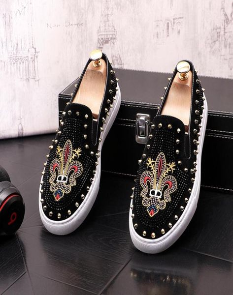 luxury brand men casual shoes dress embroidery rivet slip on leather thick bottom big size 3843 loafer driving party8553775, Black
luxury brand men casual shoes dress embroidery rivet slip on leather thick bottom big size 3843 loafer driving party8553775, Black