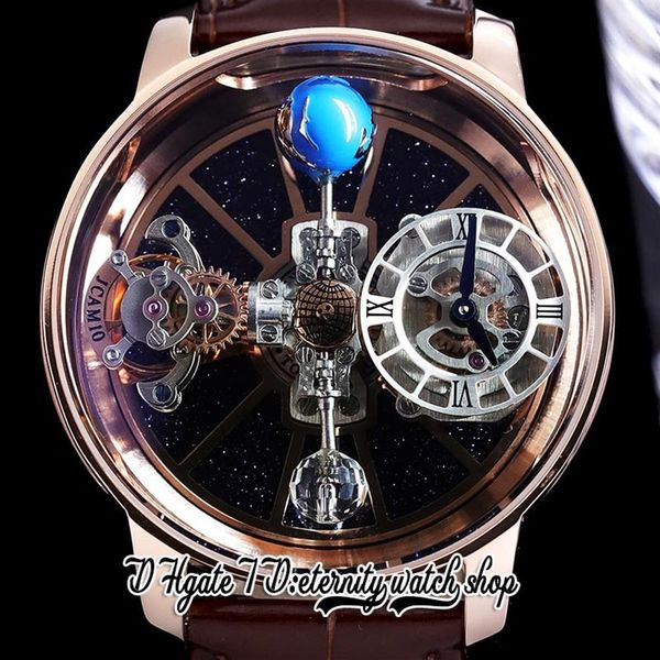 bzf astronomia tourbillon swiss quartz mens watch rose gold steel case sky skeleton 3d globe dial won't spin brown leather 269r, Slivery;brown
bzf astronomia tourbillon swiss quartz mens watch rose gold steel case sky skeleton 3d globe dial won't spin brown leather 269r, Slivery;brown
