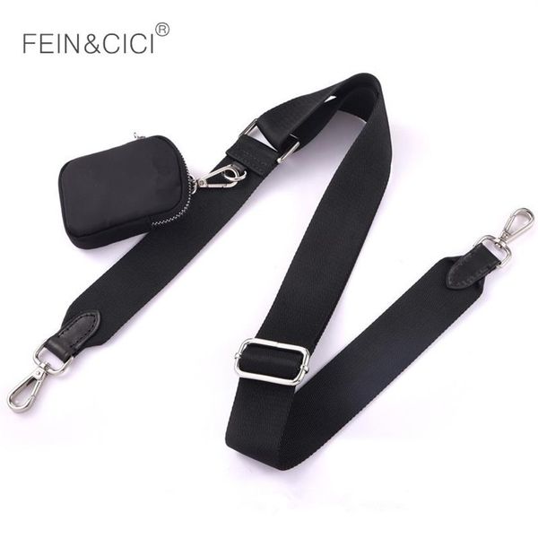large wide canvas nylon strap luxury designer shoulder bag replacement with cowskin leather messenger bag parts accessory 211213263y, Black
large wide canvas nylon strap luxury designer shoulder bag replacement with cowskin leather messenger bag parts accessory 211213263y, Black
