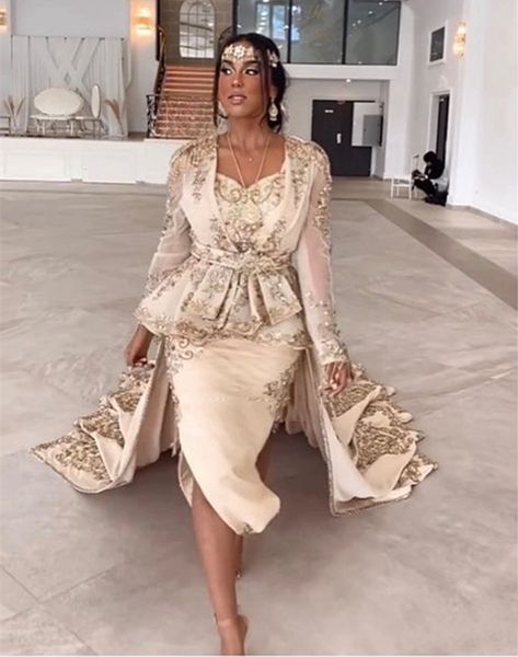 elegant moroccan kaftan formal evening dresses with detachable train long sleeves sheath caftan gold lace appliques modern arabic bride mari, Black;red
elegant moroccan kaftan formal evening dresses with detachable train long sleeves sheath caftan gold lace appliques modern arabic bride mari, Black;red