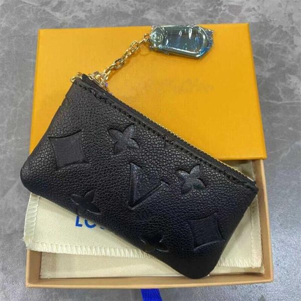 with box leather holders purse cles designer fashion womens mens key ring credit card holder coin purses mini wallet bag charm bro295y, Red;black
with box leather holders purse cles designer fashion womens mens key ring credit card holder coin purses mini wallet bag charm bro295y, Red;black