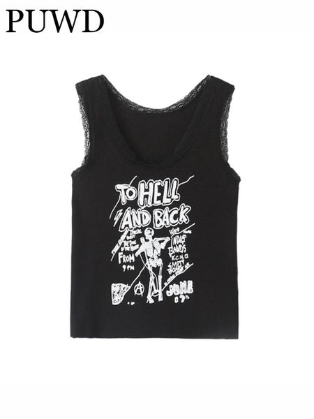 tanks puwd women letter printed lace tank 2022 summer fashion ladies high street style sleeveless girls knitted soft cotton vest top, Black;white
tanks puwd women letter printed lace tank 2022 summer fashion ladies high street style sleeveless girls knitted soft cotton vest top, Black;white