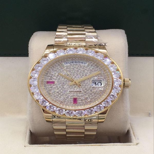 3 colors elling 43mm day date mechanical wristwatches automatic movement watch mens stainless steel diamond wholes257q, Slivery;brown
3 colors elling 43mm day date mechanical wristwatches automatic movement watch mens stainless steel diamond wholes257q, Slivery;brown