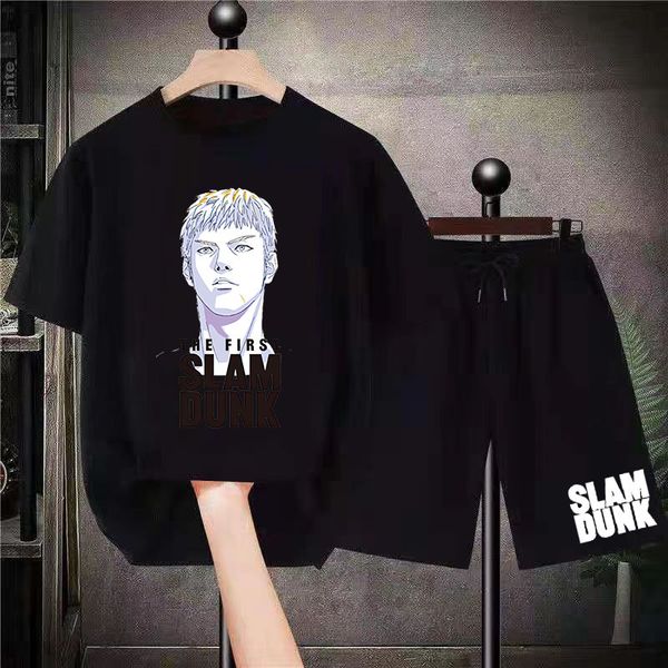 men's tracksuits tshirt set 100 cotton printed oneck shorts sportswear twopiece fashion street summer clothing 230421, Gray
men's tracksuits tshirt set 100 cotton printed oneck shorts sportswear twopiece fashion street summer clothing 230421, Gray