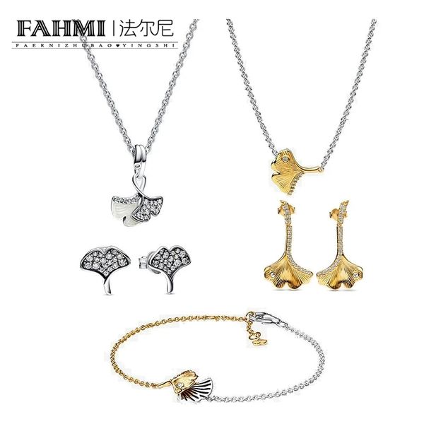 2023 new charm ginkgo smart earrings sparkle tandem double leaf necklace stud set women's accessories gift yellow gold banquet, Golden;silver
2023 new charm ginkgo smart earrings sparkle tandem double leaf necklace stud set women's accessories gift yellow gold banquet, Golden;silver