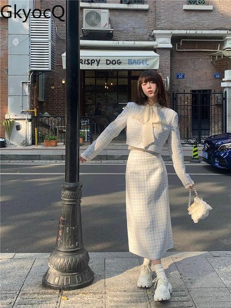 dress gkyocq three piece sets womens outifits korean new fashion coat high waist slim mid length skirt womans clothes autumn skirt set, White
dress gkyocq three piece sets womens outifits korean new fashion coat high waist slim mid length skirt womans clothes autumn skirt set, White